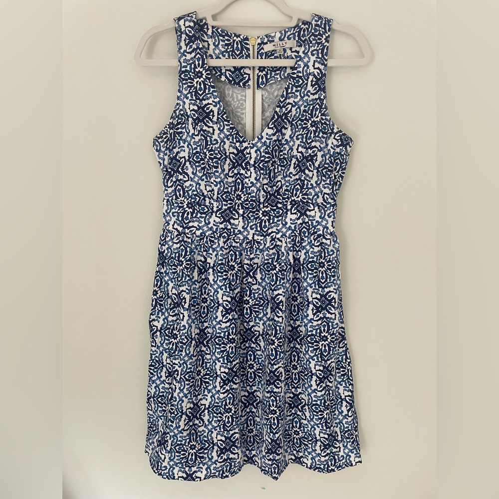 Perfect for the 4th of July Milly dress blue and white